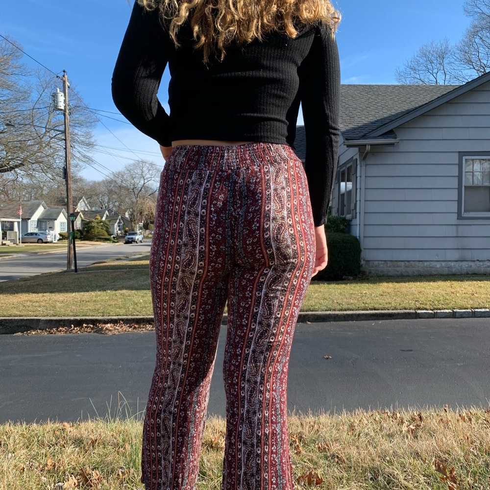Flowy patterned pants - Picture 3 of 4